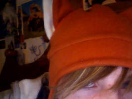 Bug in her fox hat by Narubug