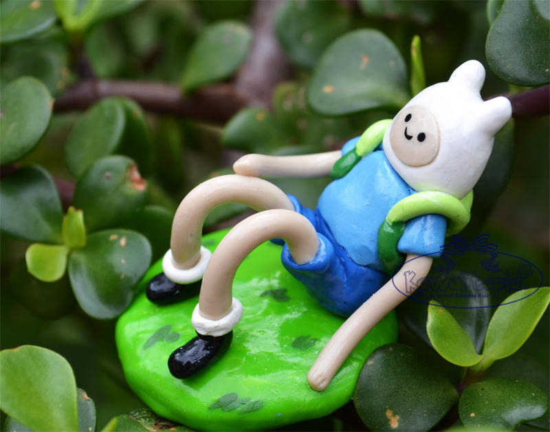Finn adventure time figure by Sarudanya