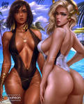 Pharah X Mercy by logancure