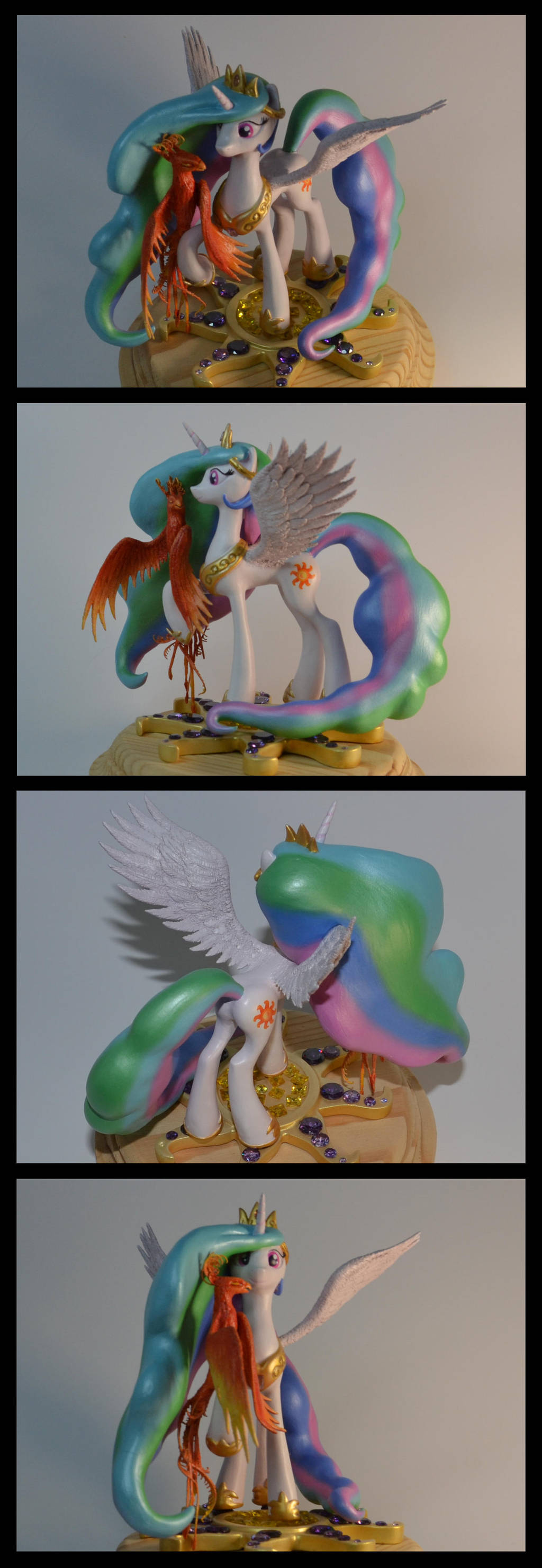 MLP:FIM Celestia sculpture by CaptainWilder