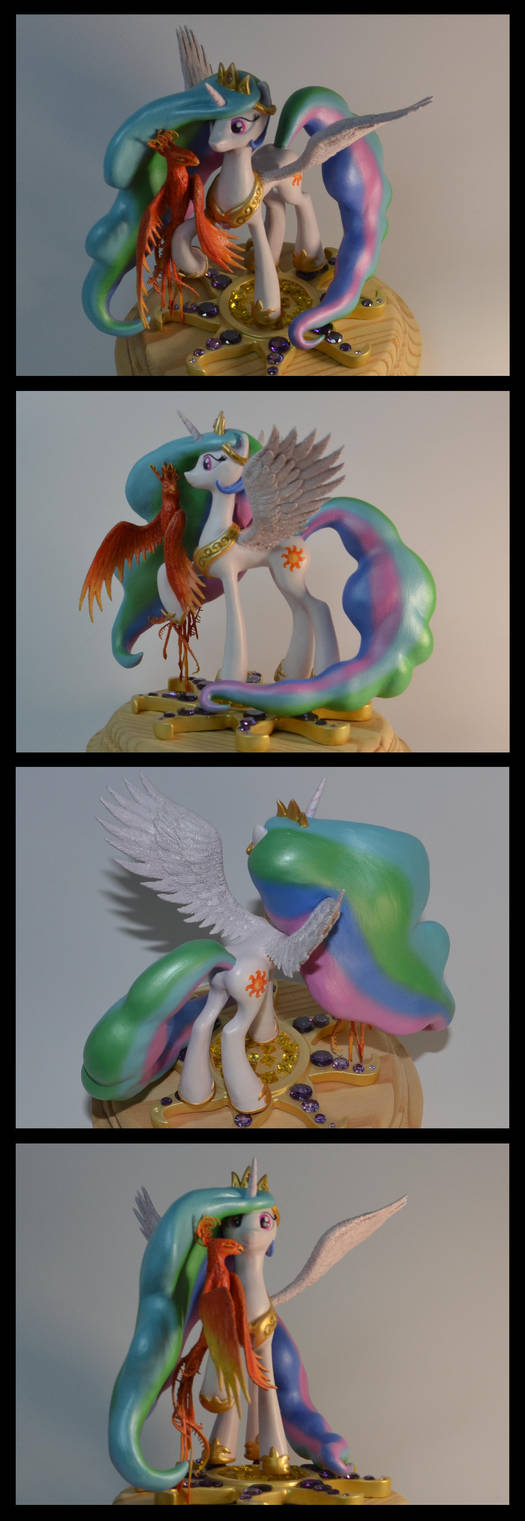 MLP:FIM Celestia sculpture by CaptainWilder
