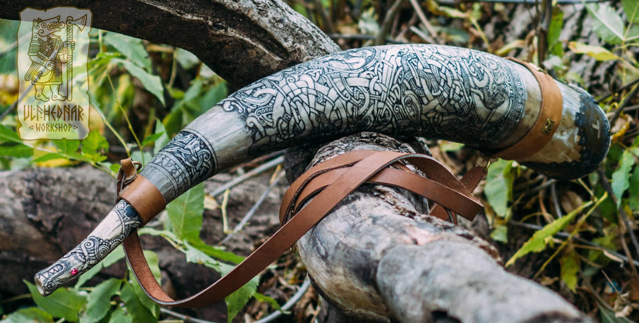 Viking style battle horn by Ulfhednar-Workshop on DeviantArt