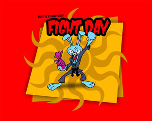 Bunny's Fight Day-Happy Easter by josemariz