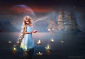 Sail Away My Little Ships - NEW WORK! by BrietOlga