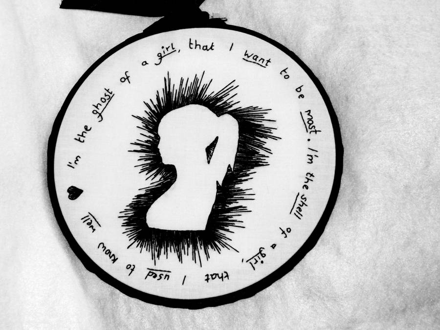 Ghost of a Girl by VickitoriaEmbroidery