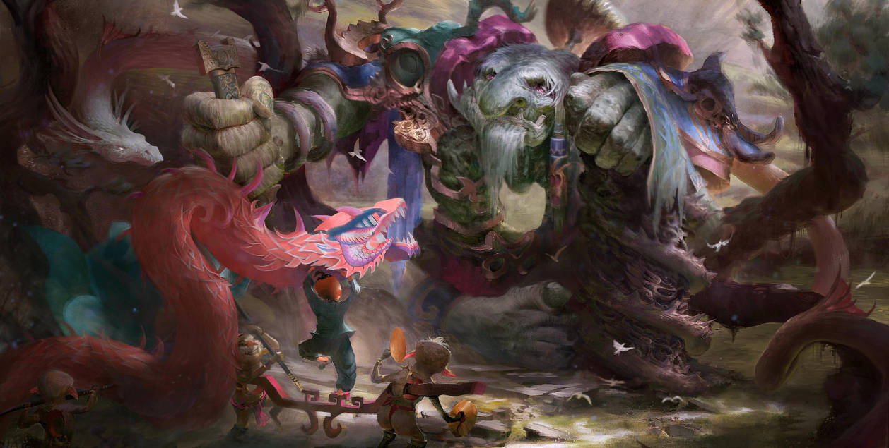 Chest Cave Man-Oriental mythology by watt277 Chest Cave Man-Oriental mythology by watt277