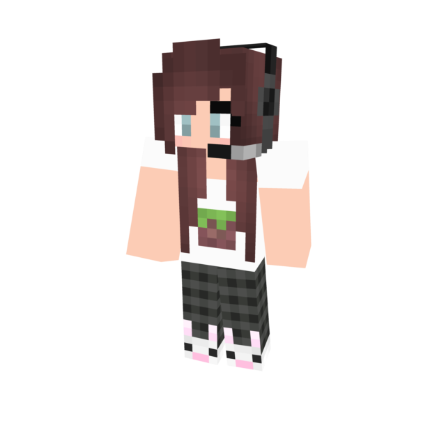Gamer Girl Minecraft Skin by MinecraftCutie on DeviantArt