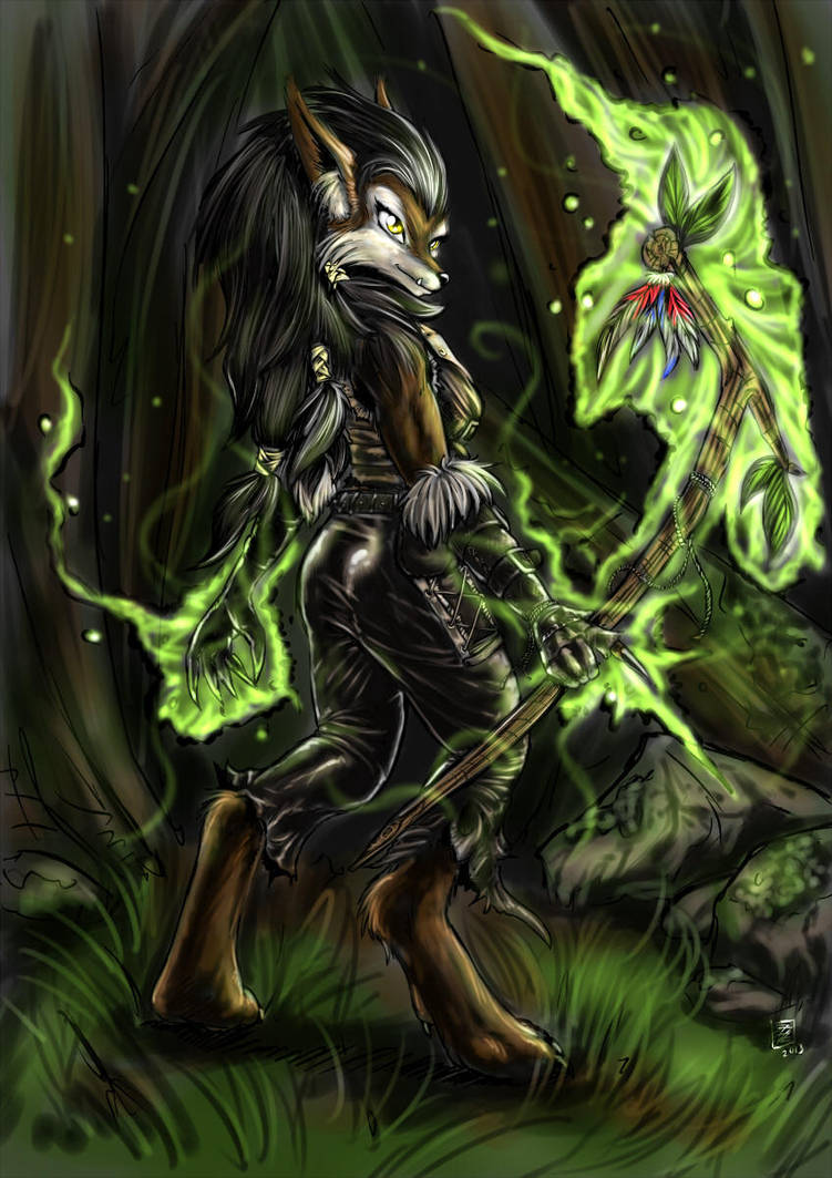 Worgen Druid by s0lar1x