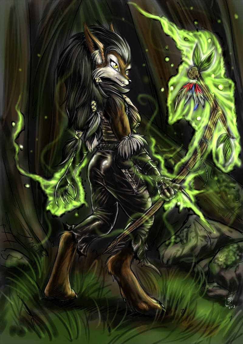 Worgen Druid by s0lar1x