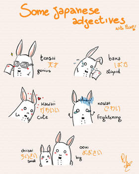 Some adjectives 1 by Hde-and-seeK