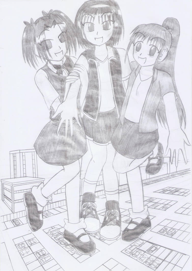 Keiko, Rem And Min-Hwa by TheKenzai1987