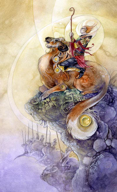 Nine of Wands by puimun