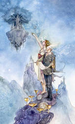 Seven of Cups by puimun