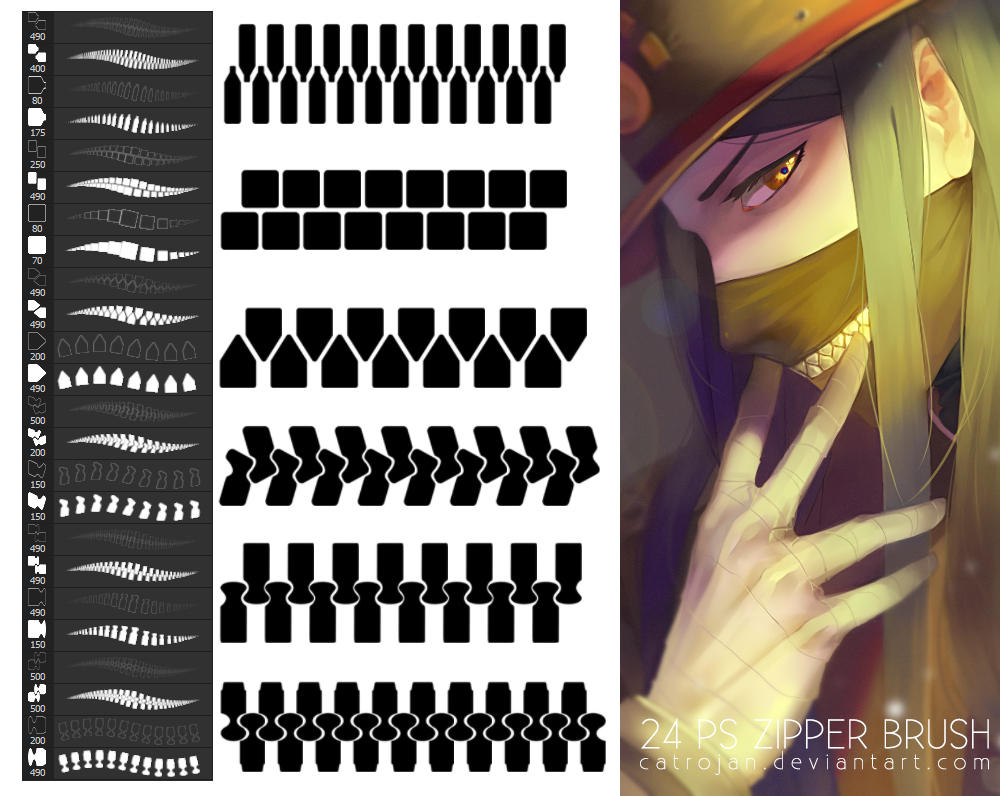 ZIPPER TEETH BRUSH by Catrojan on DeviantArt