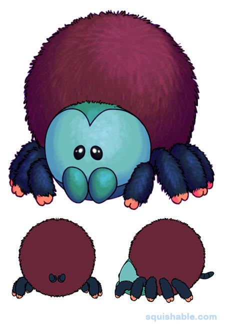 Squishable Pinktoe Tarantula by RacieB