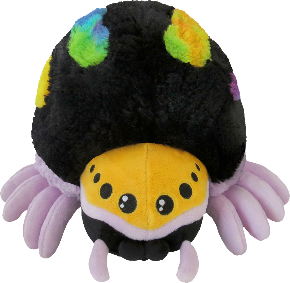 Mini Squishable Rainbow Jumping Spider by RacieB