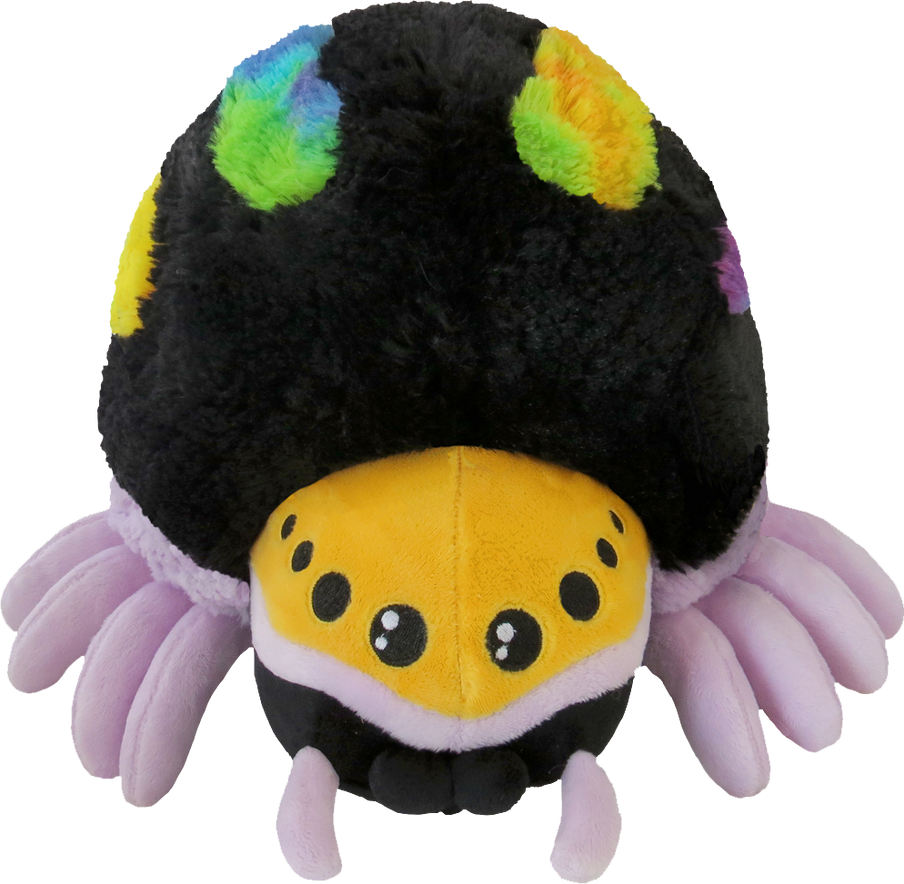 Mini Squishable Rainbow Jumping Spider by RacieB