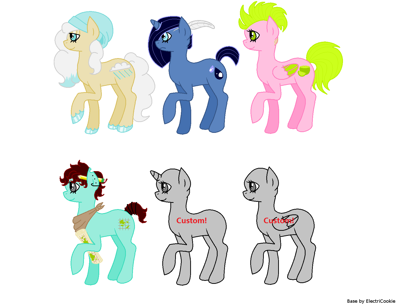 More pony adopts! by MoonGazerThePony