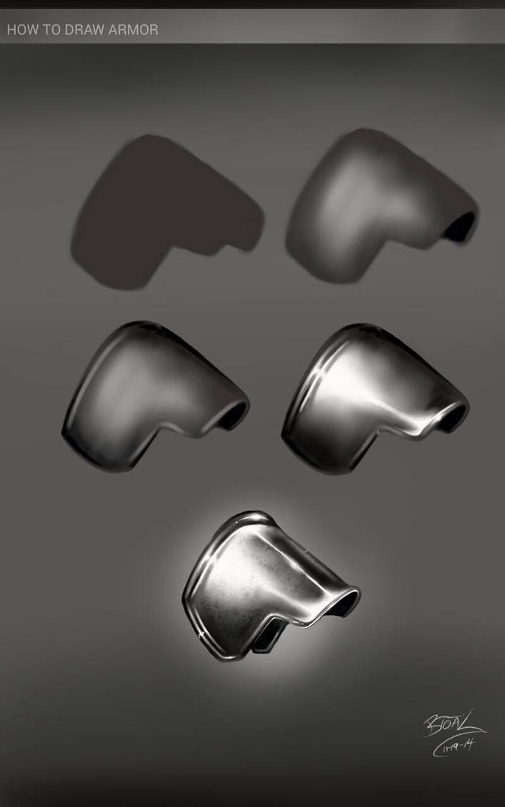 Tutorial Armor and shading by BToal on DeviantArt