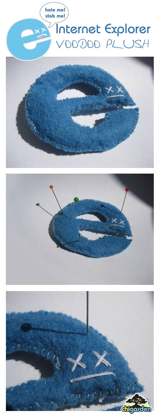 Internet Explorer plush voodoo by chisa