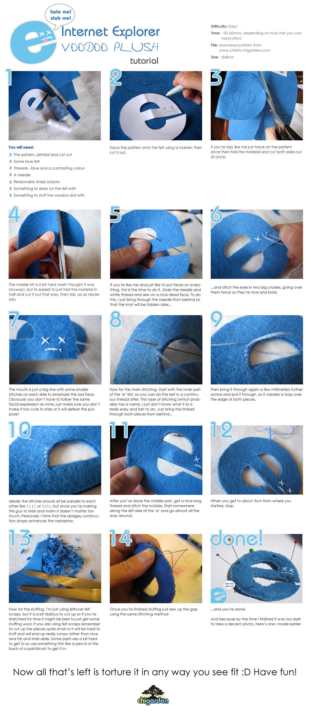 - tutorial - IE voodoo doll by chisa