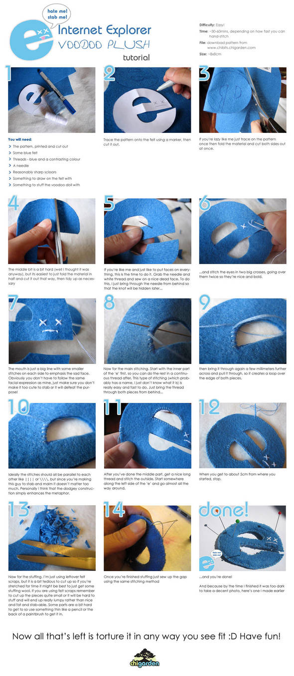 - tutorial - IE voodoo doll by chisa
