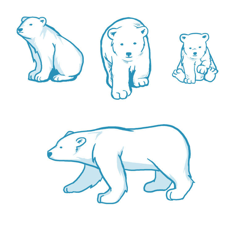 Blue Bears by chisa