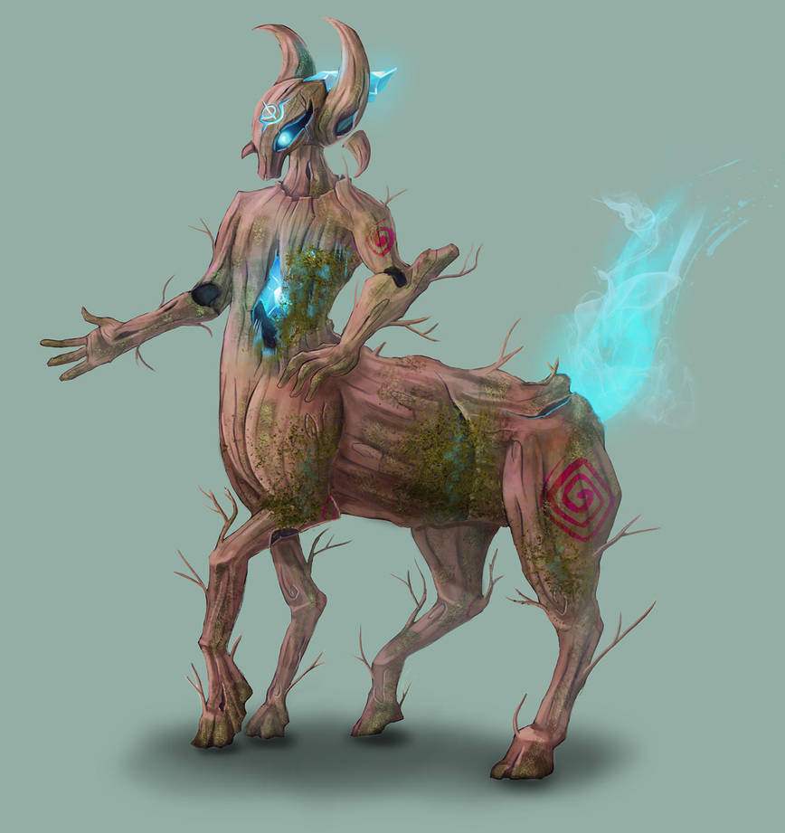 DnD Druid Warforged : Reeve by Jruva