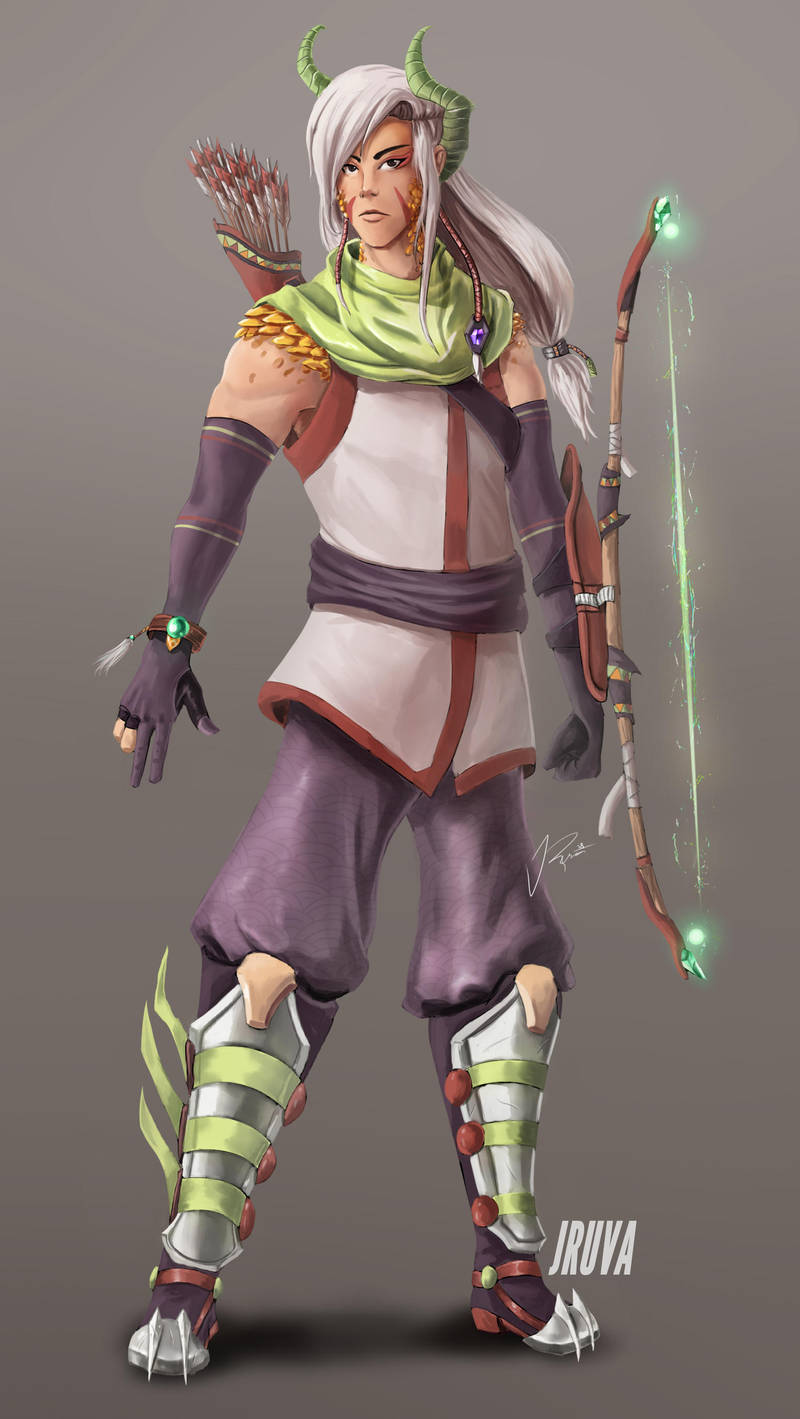DnD Ranger / sorcerer multiclass : Keundol Ryong by Jruva
