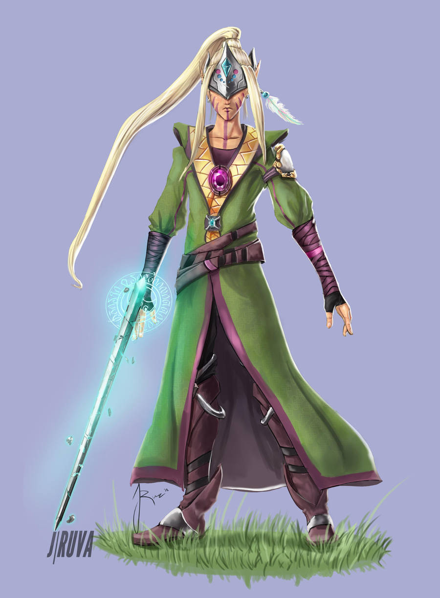 DnD High Elf Redesign: Kainos the Bladesinger by Jruva