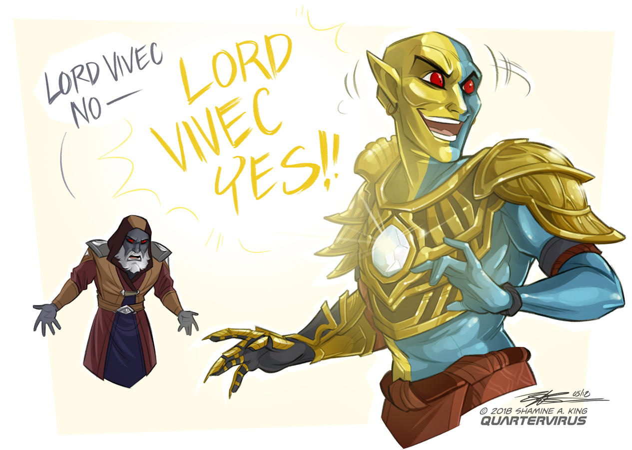 Lord Vivec, No! by QuarterVirus on DeviantArt