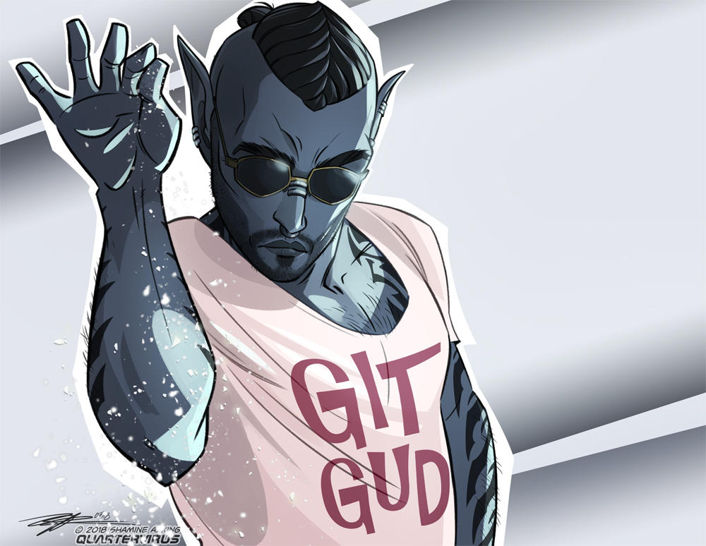 The Saltiest Dunmer by Quarter-Virus