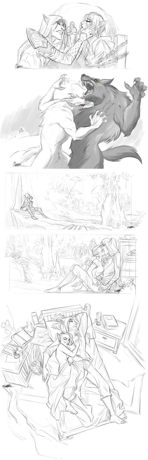 Aezar's RP Doodle Dump ... Part II by Quarter-Virus