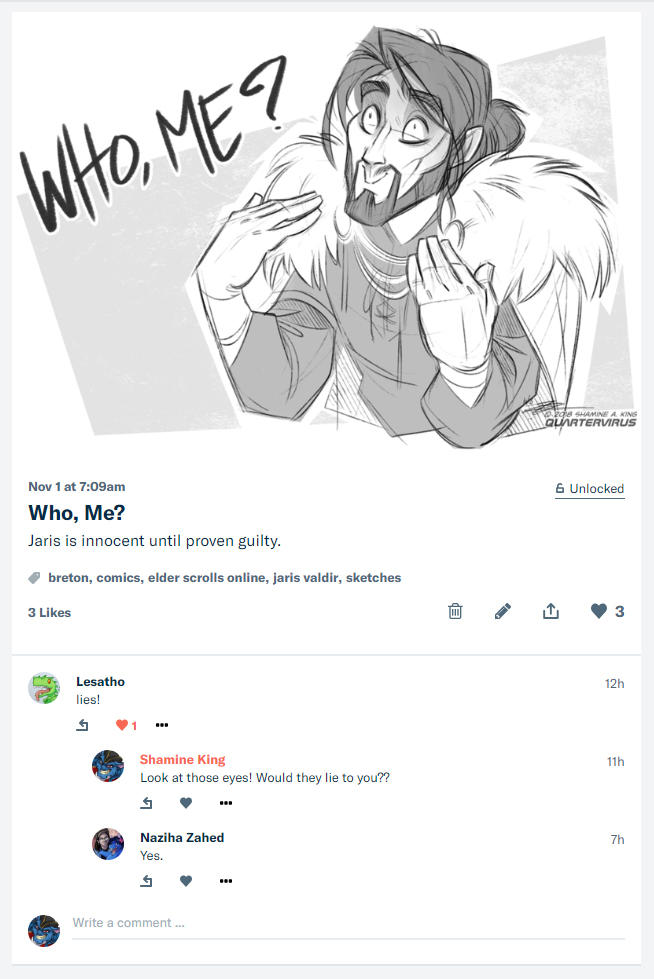 Who, Me? by Quarter-Virus
