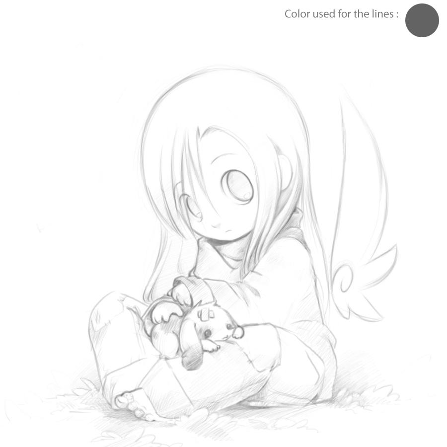 Gift for 0rdinAryL0ve line art by tony-pol