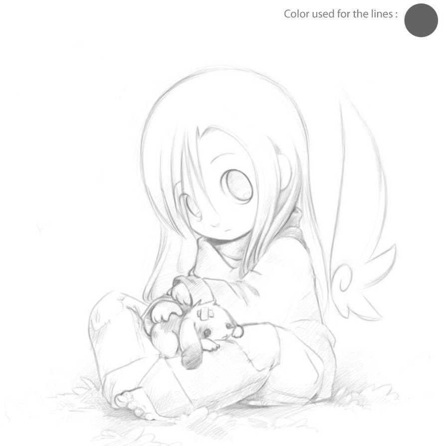 Gift for 0rdinAryL0ve line art by tony-pol