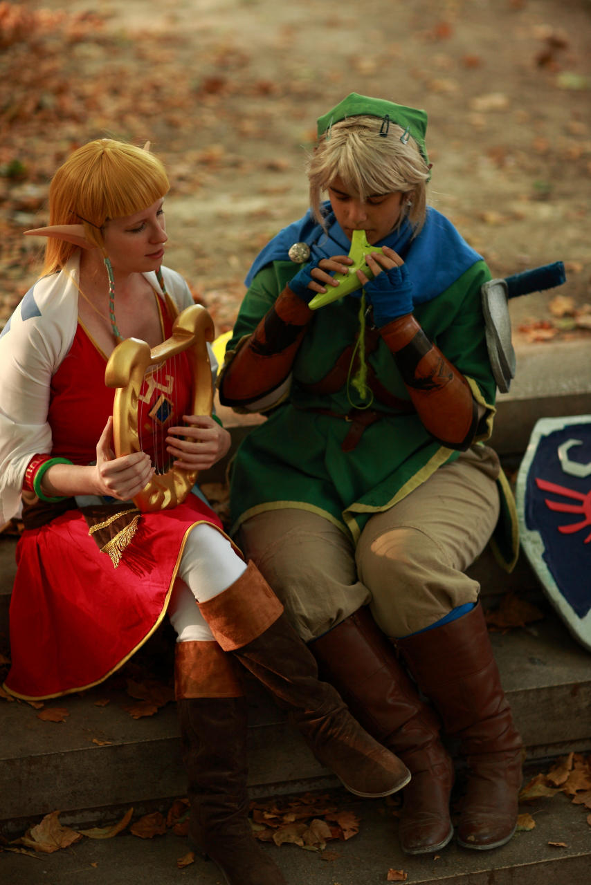 Harp VS Ocarina concerto by Yuli-chan