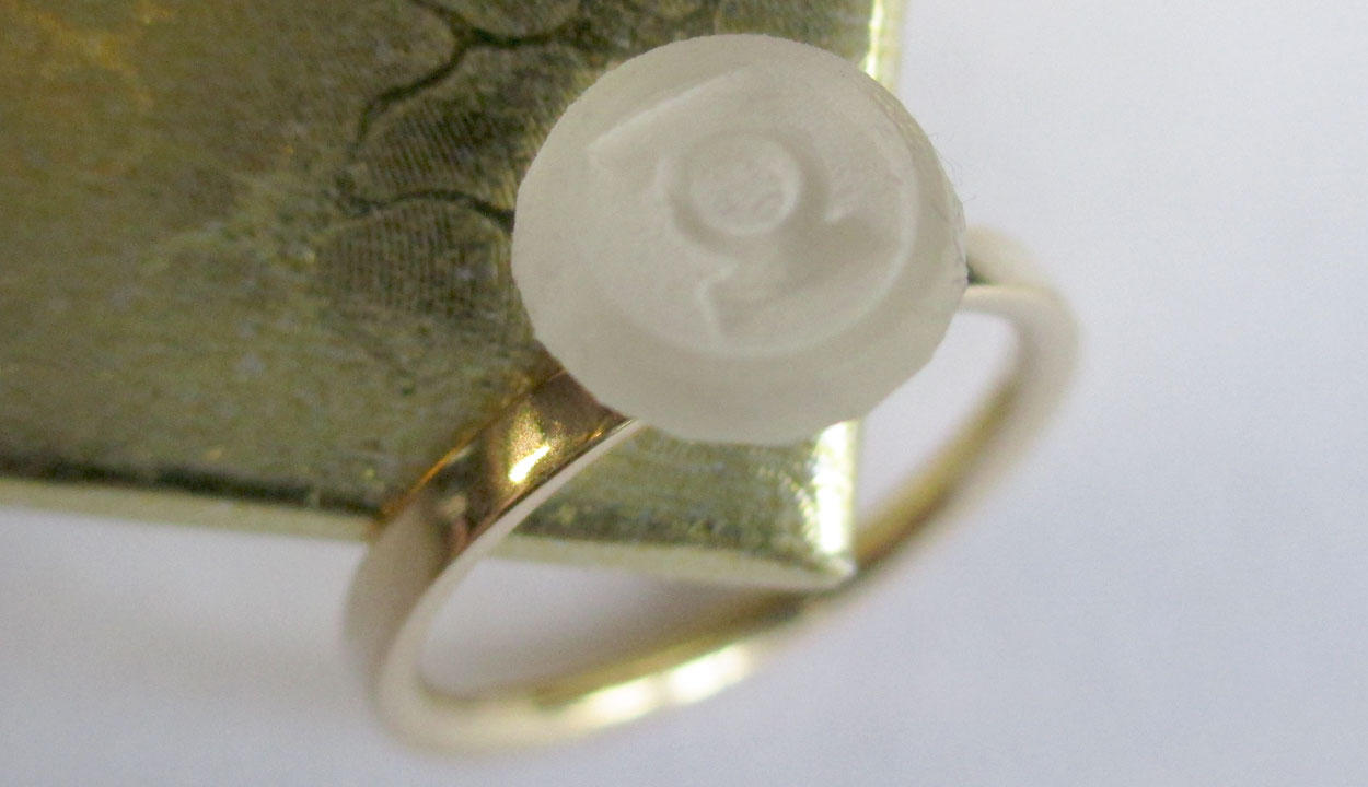 Superhero Solitaire Arisia Engagement Ring by JeremyMallin