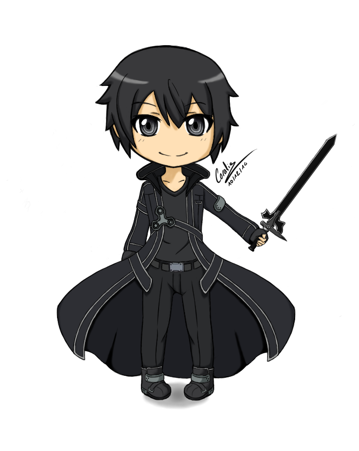 sword art online kirito chibi sword art online kirito chibi