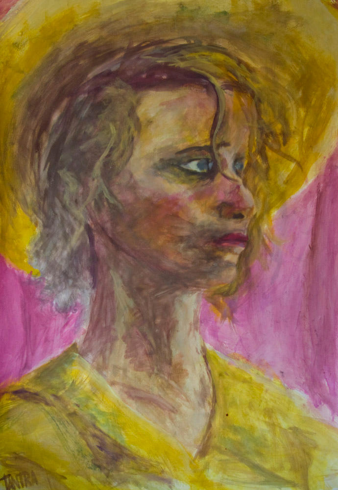 Girl with Hat by mazurada