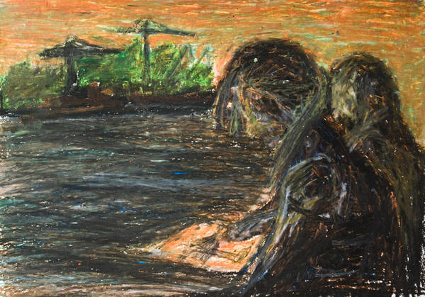 Tessa and Mariken on the Bay by mazurada