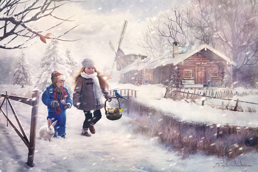 winter cheerfulness by panjoool