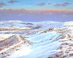 Snow on Fells by espiritoart