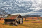 Valley Forge Cabin Cloudscape by somadjinn
