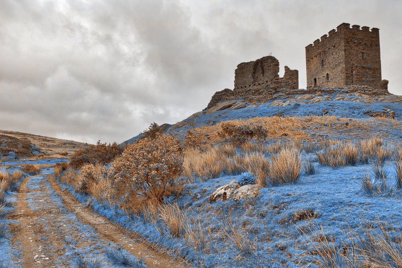 Nuclear Winter Castle - Dolwyddelan by somadjinn