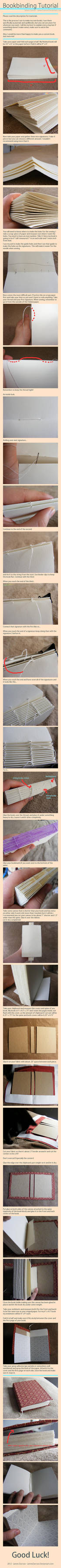 Bookbinding Tutorial by JamesDarrow