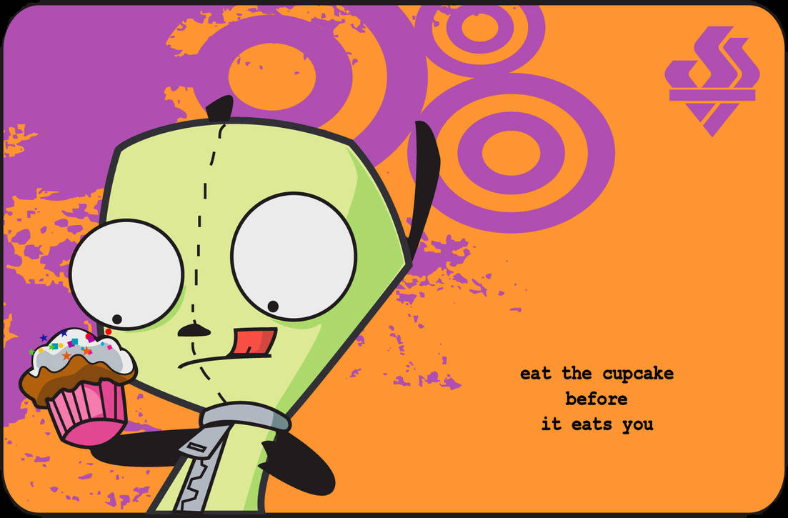 Gir with Cupcake by ReanimatedTheories on DeviantArt Gir with Cupcake by ReanimatedTheories on DeviantArt