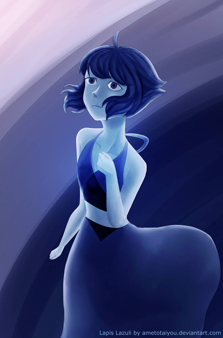Hey, it's a Lapis again! IDK why but every time I draw Lapis I want to draw her differently than I usually do lmao It's my first time drawing lineless so it was a nice experience, but I have a long...