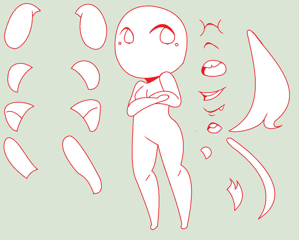 body 22+ Full Body Chibi Anime Base Pictures