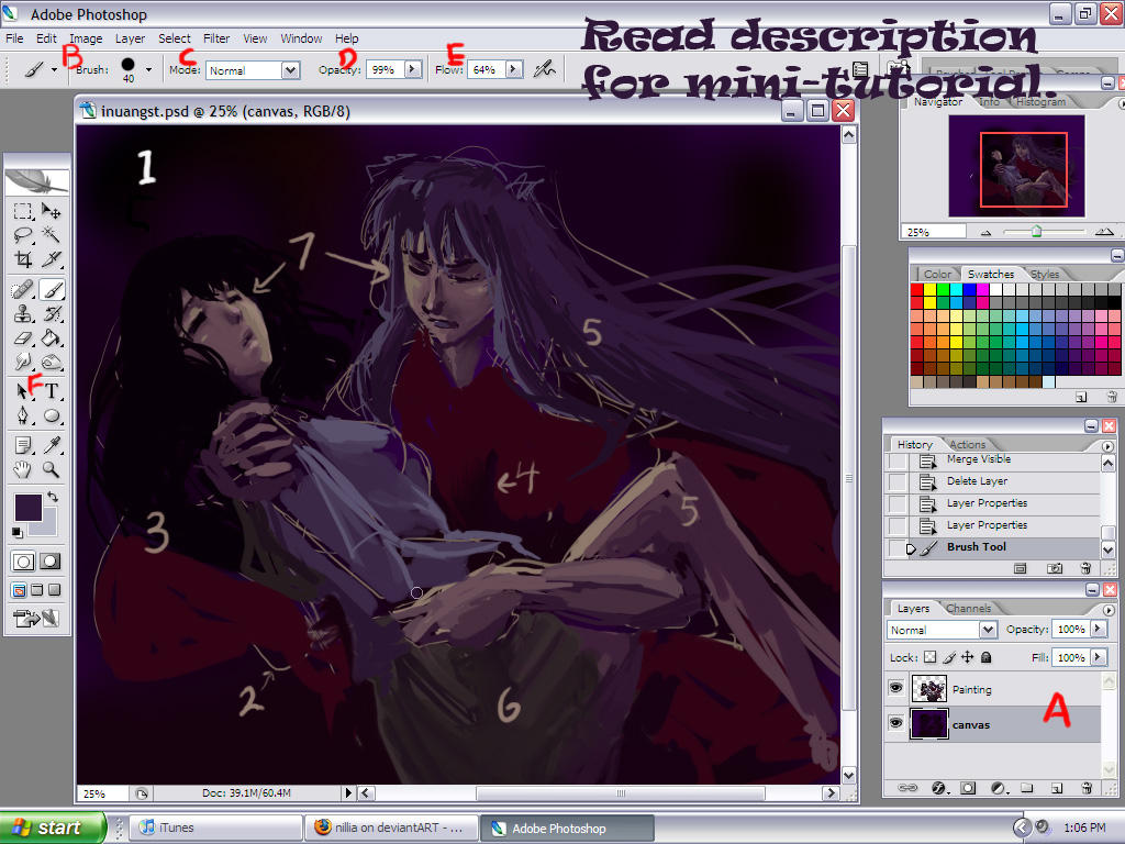 Tutorial Painterly Digital Art by nillia